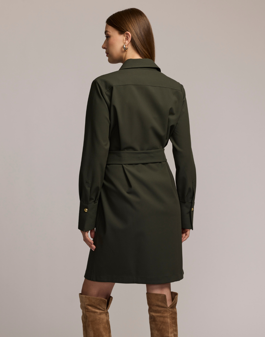 Astrid Long Sleeve Traveler's Twill Dress