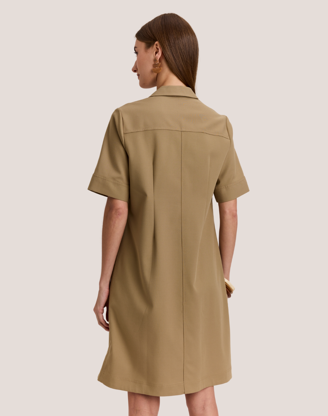 Bridget Short Sleeve Traveler's Twill Dress