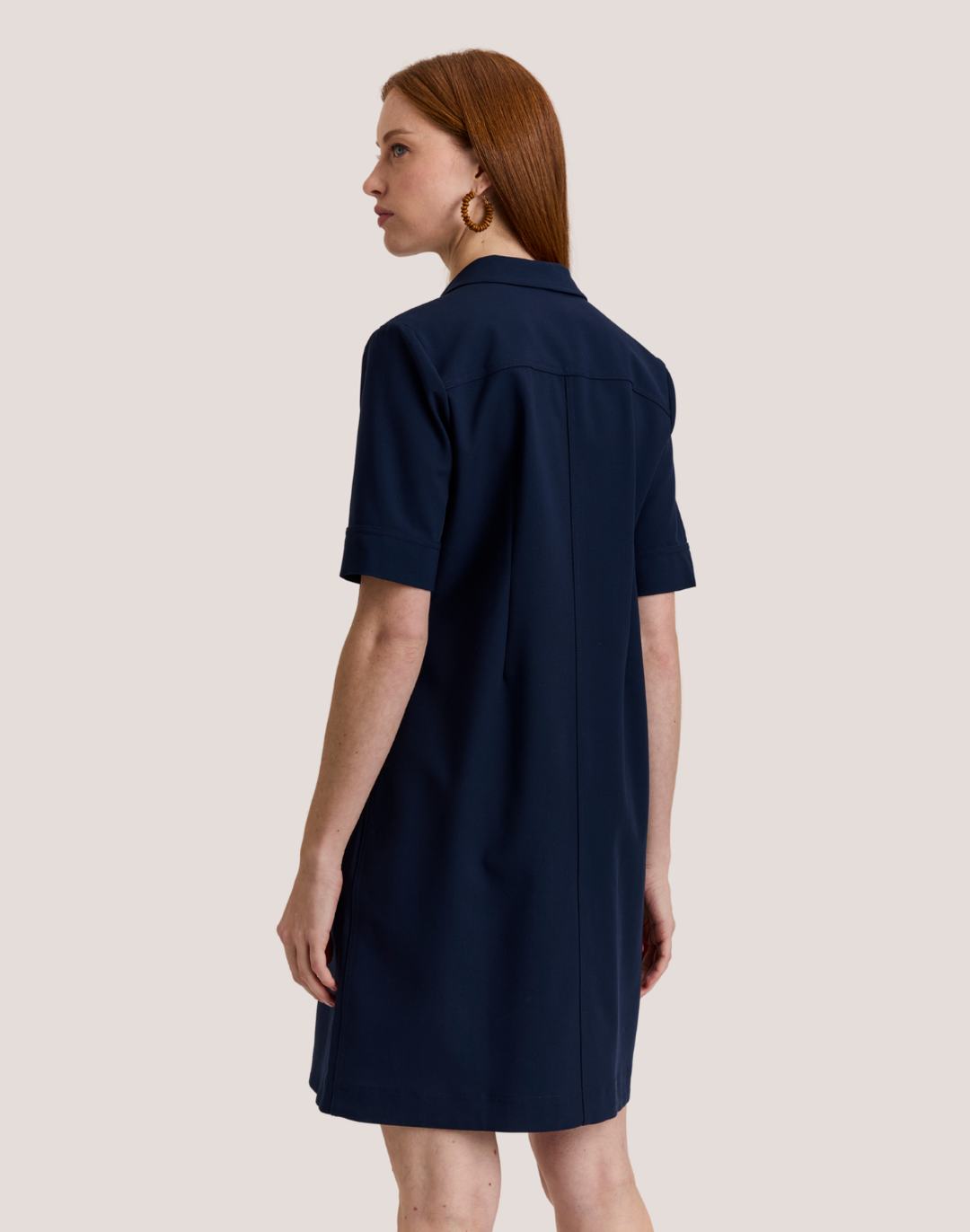 Bridget Short Sleeve Traveler's Twill Dress