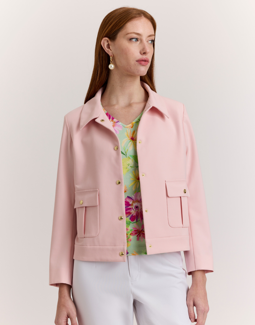 Hannah Long Sleeve Traveler's Twill Jacket