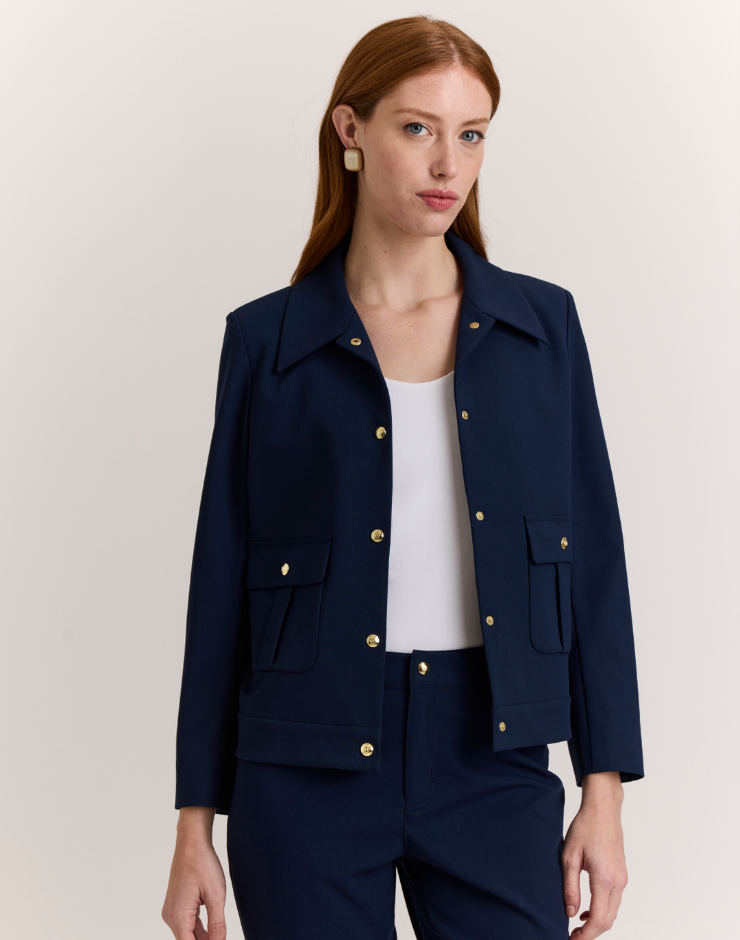 Hannah Long Sleeve Traveler's Twill Jacket