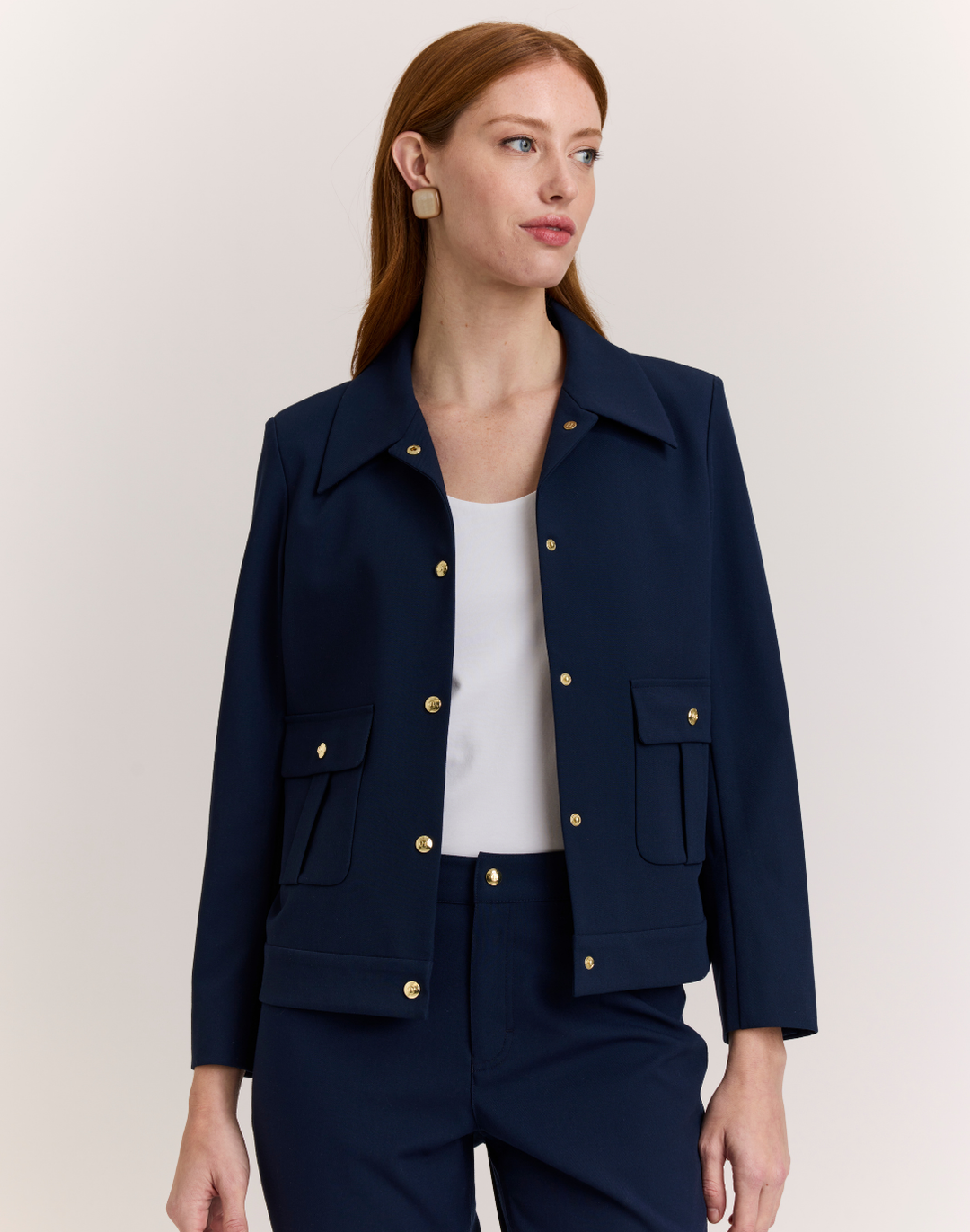 Hannah Long Sleeve Traveler's Twill Jacket