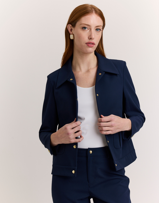 Hannah Long Sleeve Traveler's Twill Jacket