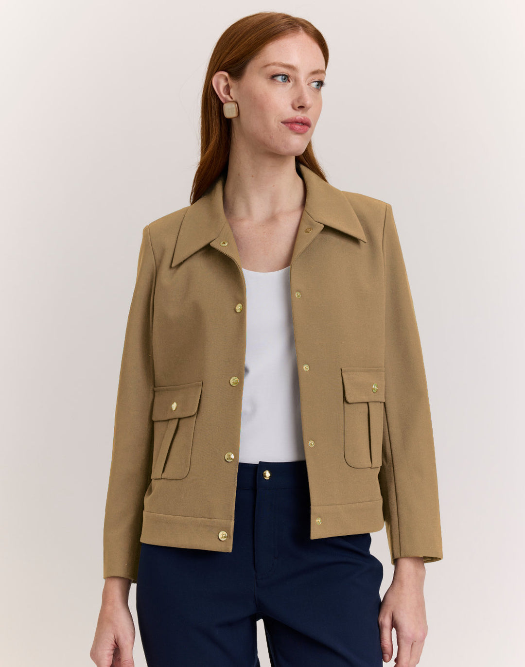 Hannah Long Sleeve Traveler's Twill Jacket
