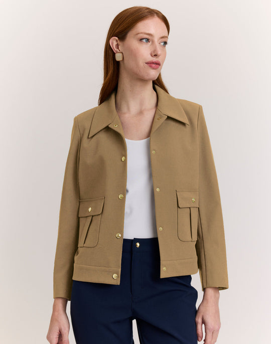 Hannah Long Sleeve Traveler's Twill Jacket