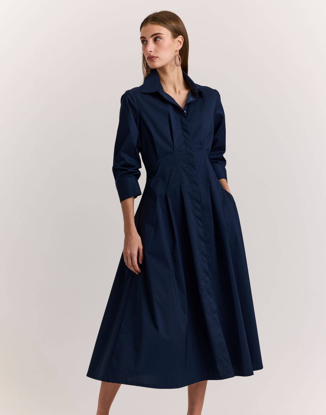 Martina 3/4 Sleeve Dress Black / L Martina 3/4 Sleeve Dress Black / L