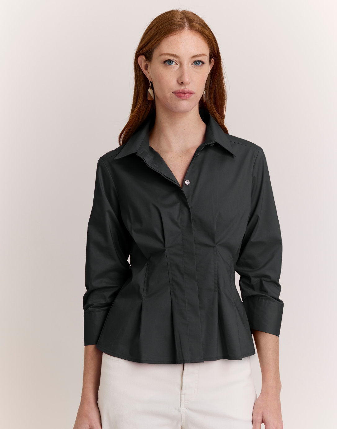 Martina 3/4 Sleeve Shirt – Hinson Wu