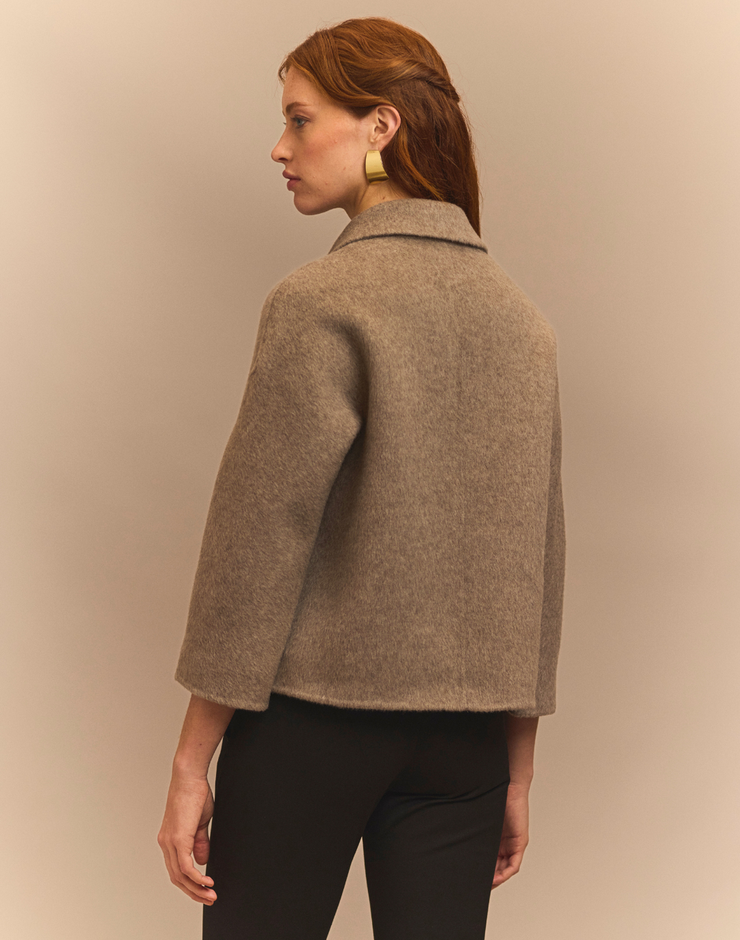 Luciana Bracelet Sleeve Double Face Coat