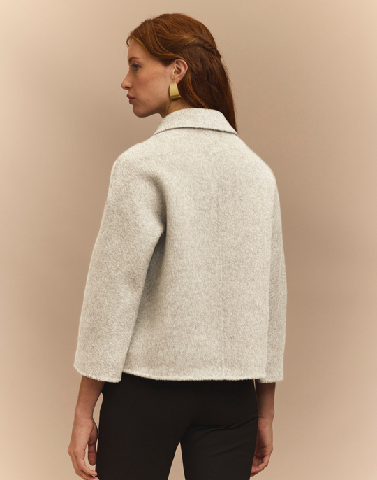 Luciana Bracelet Sleeve Double Face Coat