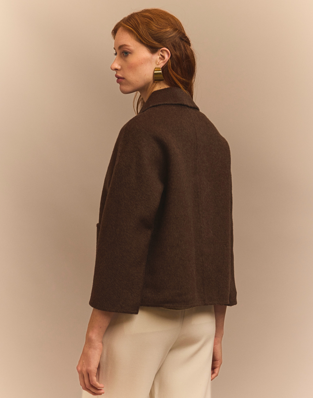 Luciana Bracelet Sleeve Double Face Coat