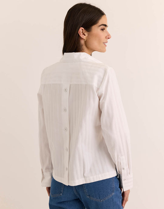 Flora Long Sleeve Classic Stripe Top