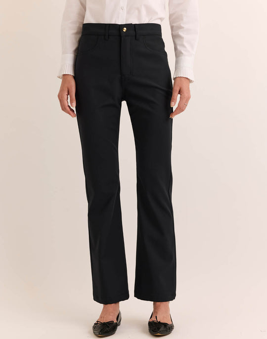 Natalie Traveler's Twill Flare Leg Pant