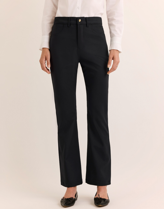 Natalie Traveler's Twill Flare Leg Pant