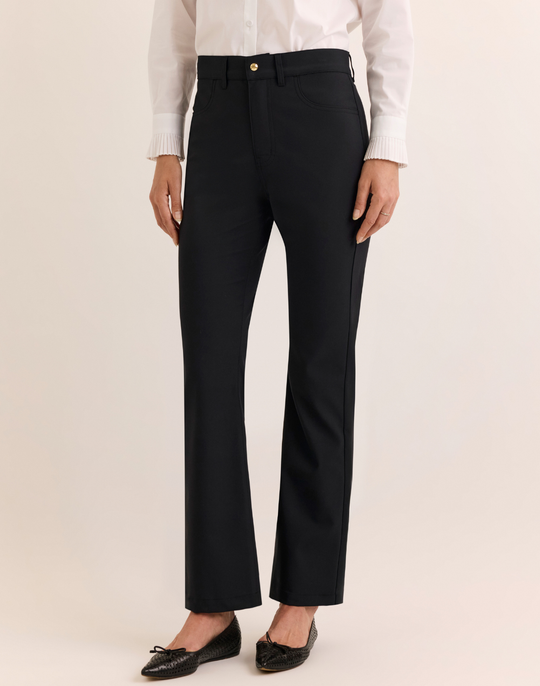 Natalie Traveler's Twill Flare Leg Pant