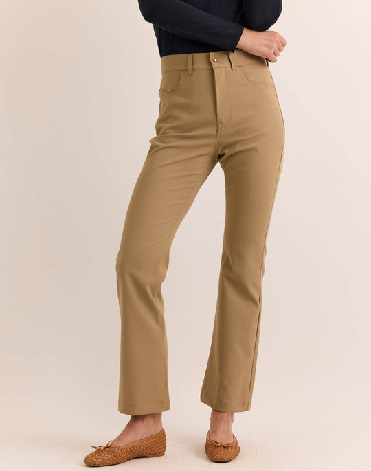 Natalie Traveler's Twill Flare Leg Pant