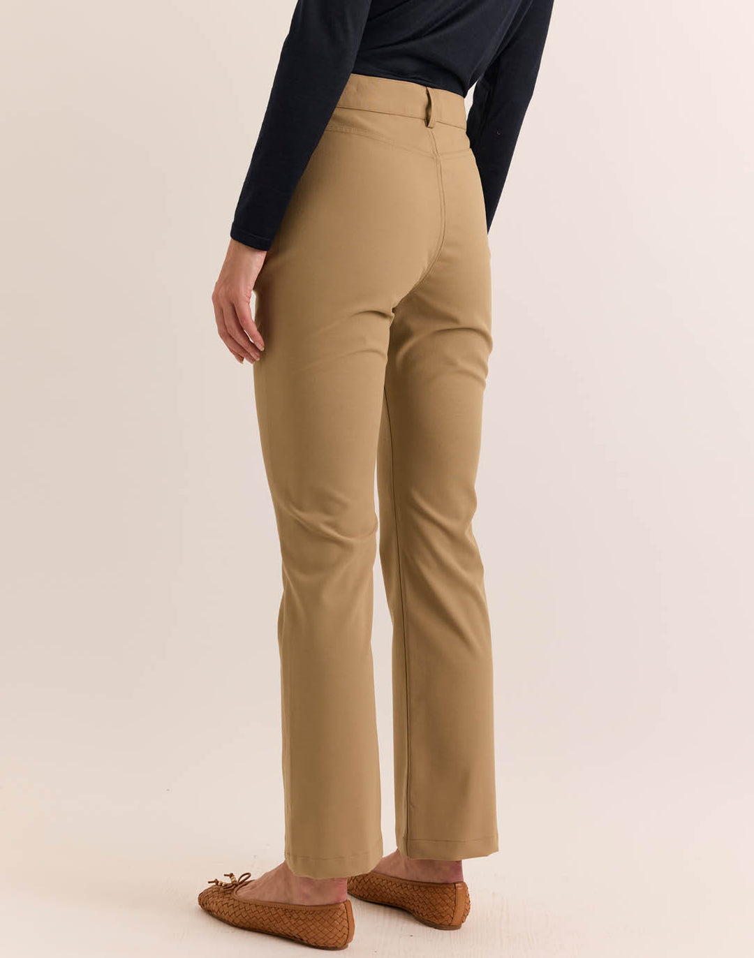 Natalie Traveler's Twill Flare Leg Pant