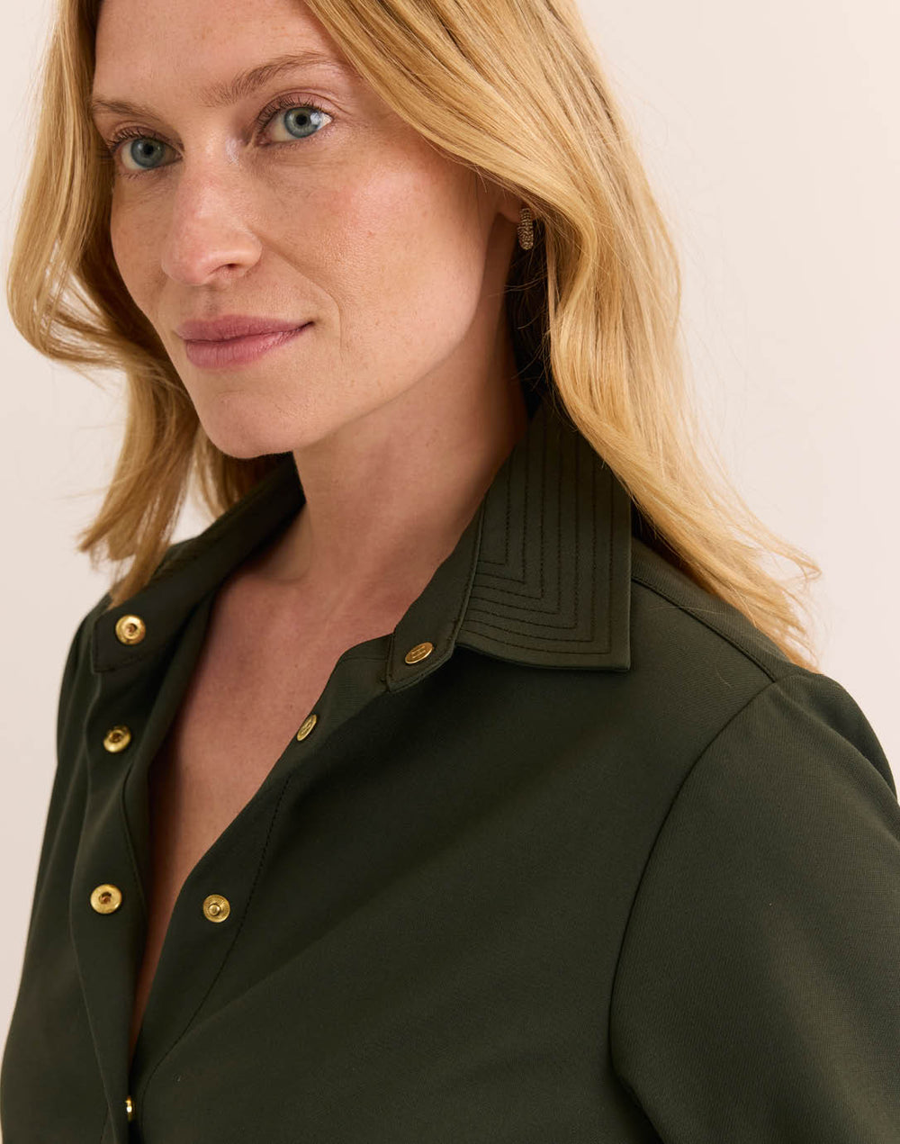 Astrid Long Sleeve Traveler's Twill Dress