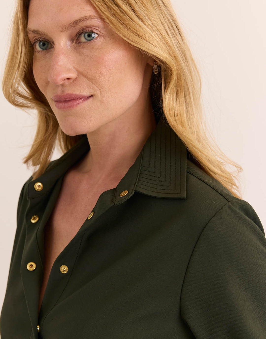 Astrid Long Sleeve Traveler's Twill Dress