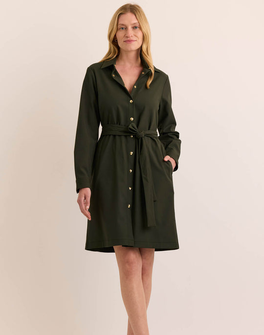 Astrid Long Sleeve Traveler's Twill Dress