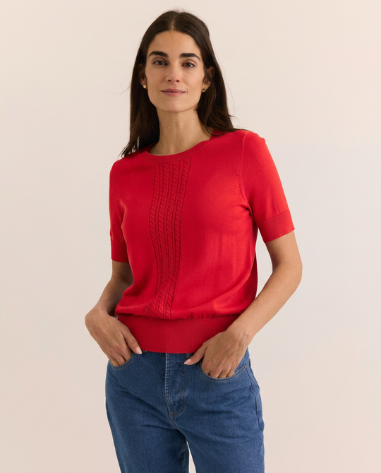 Katie Short Sleeve Sweater