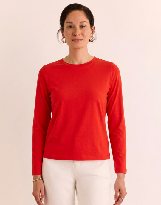Great Long Sleeve Solid Tee