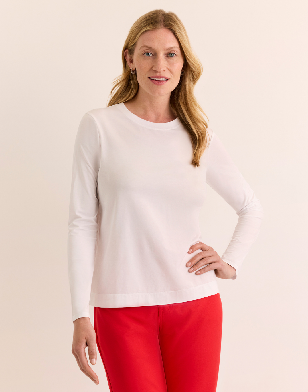 Great Long Sleeve Solid Tee