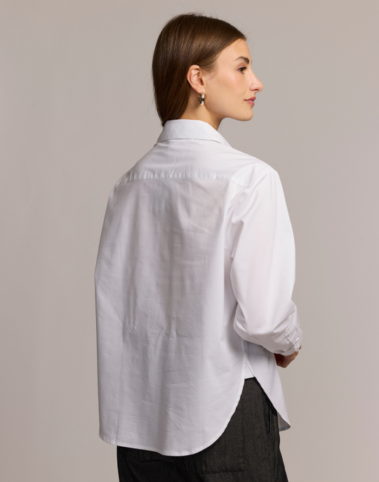 Halsey Long Sleeve Twisted Pleat Shirt