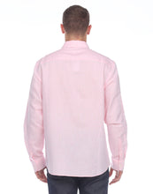 Load image into Gallery viewer, Hampton Men&#39;s Long Sleeve Luxe Linen Shirt In Soft Pink
