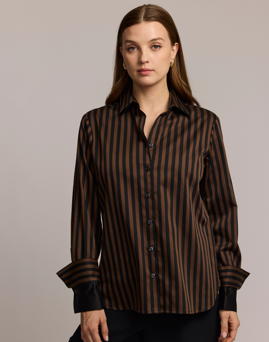 Margot Long Sleeve Stripe Shirt