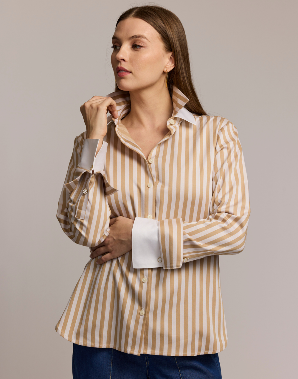 Margot Long Sleeve Stripe Shirt