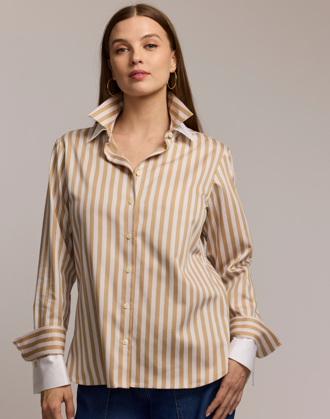 Margot Long Sleeve Stripe Shirt