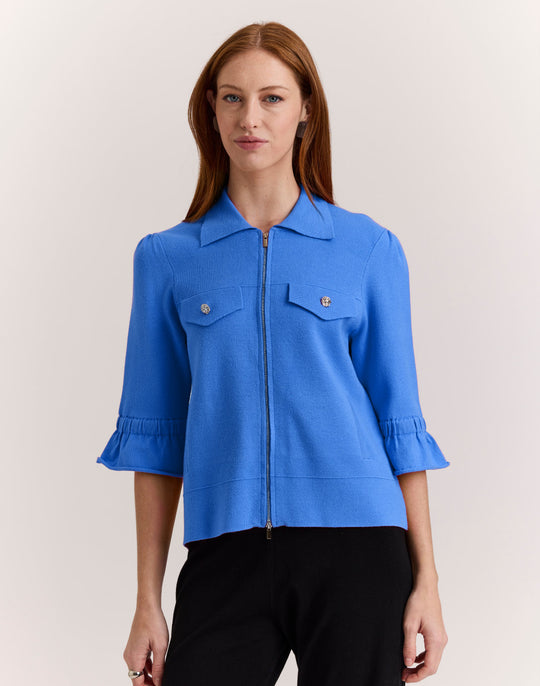 Gianna Elbow Sleeve Knit Jacket