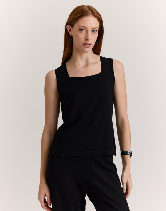 Maria Sleeveless Sweater Tank