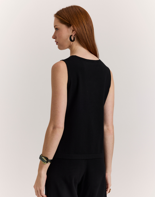 Maria Sleeveless Sweater Tank
