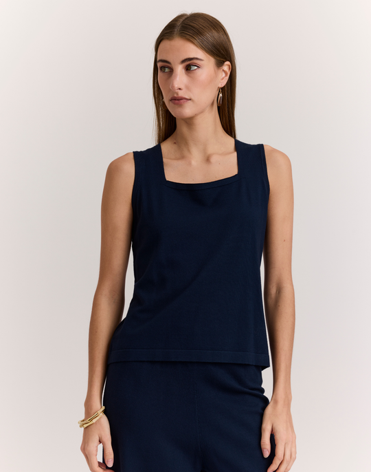 Maria Sleeveless Sweater Tank