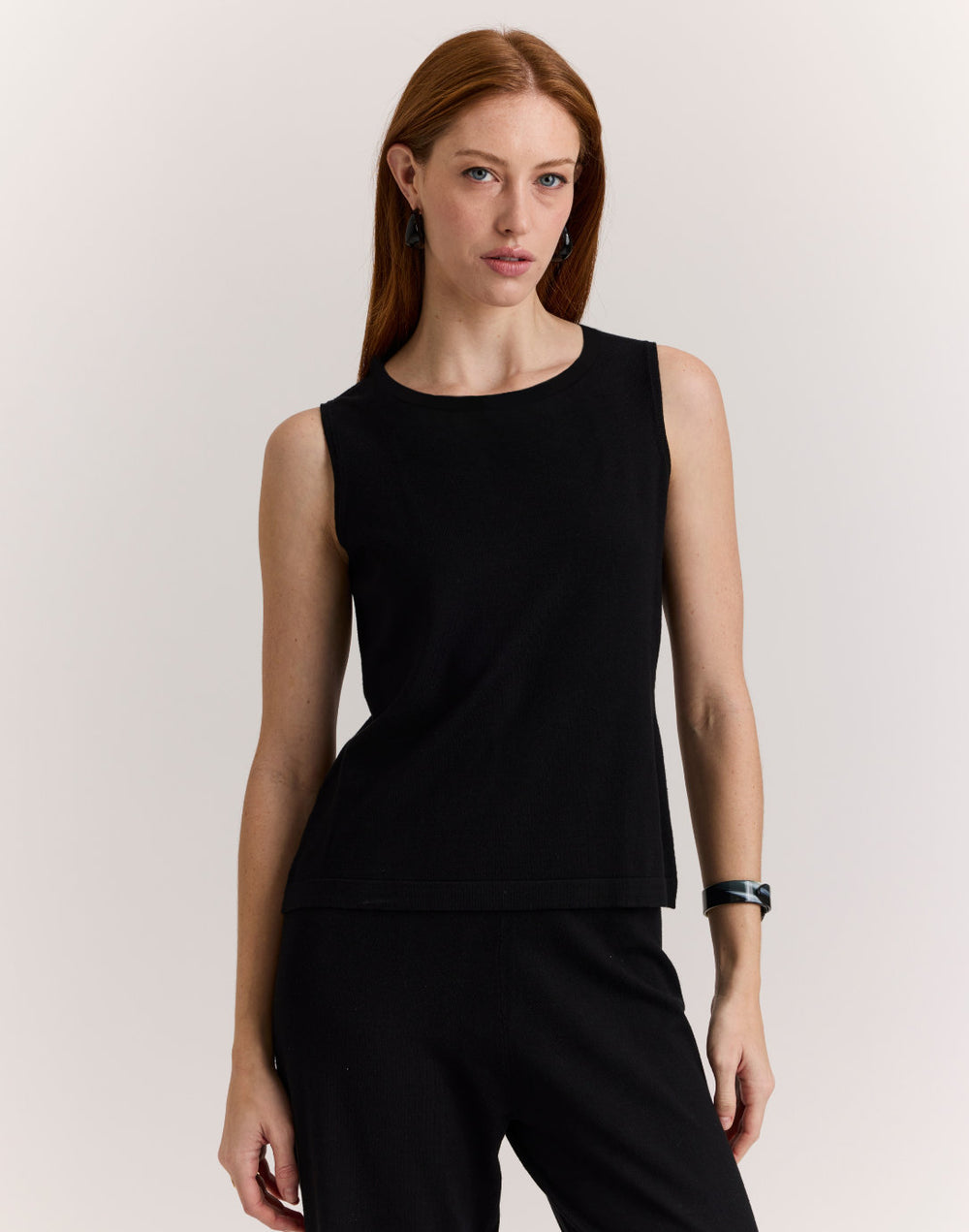 Maria Sleeveless Sweater Tank