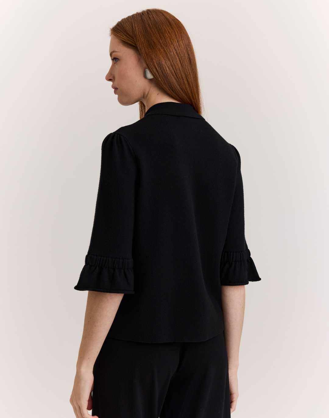 Gianna Elbow Sleeve Knit Jacket