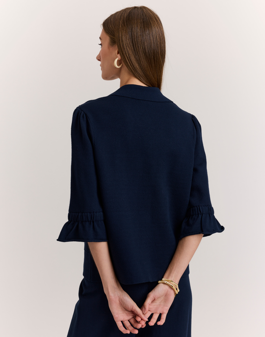 Gianna Elbow Sleeve Knit Jacket