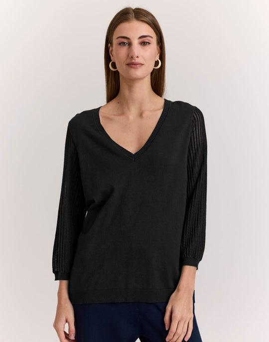 Daisy 3/4 Sleeve Sweater