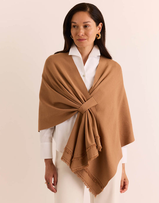 Mabel Tab Fringe Wrap