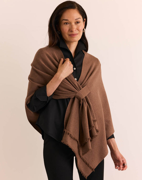 Mabel Tab Fringe Wrap
