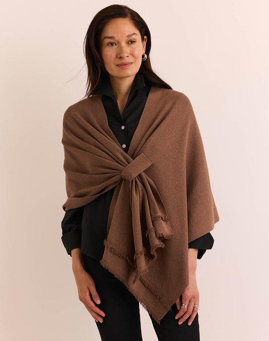 Mabel Tab Fringe Wrap