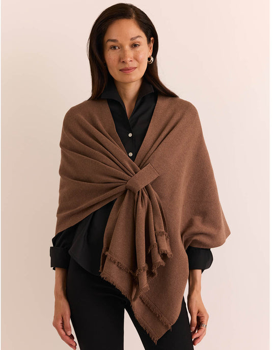 Mabel Tab Fringe Wrap
