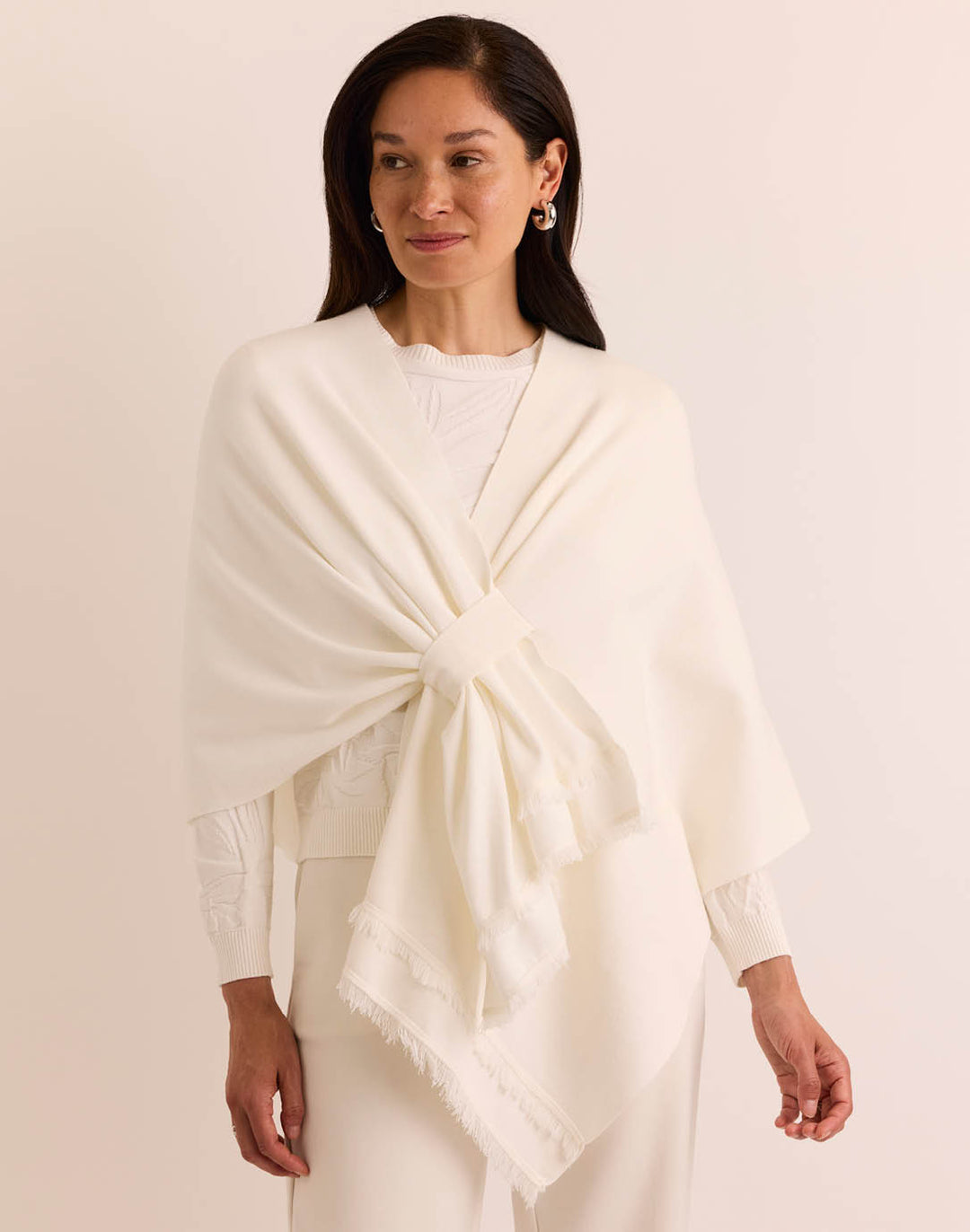 Mabel Tab Fringe Wrap