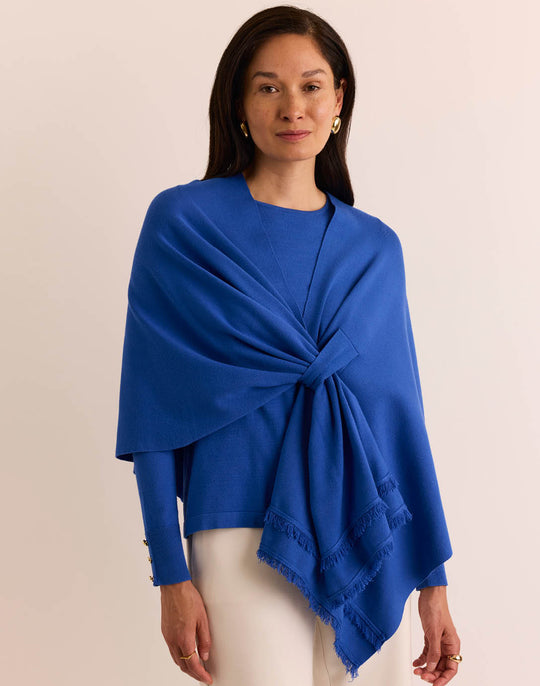 Mabel Tab Fringe Wrap