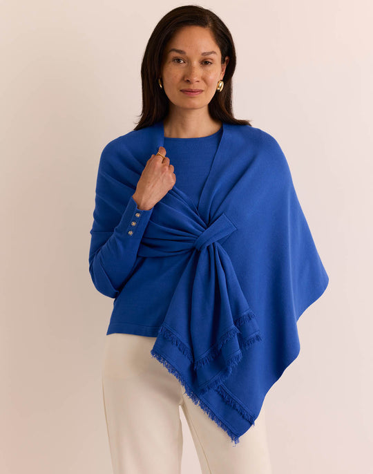 Mabel Tab Fringe Wrap