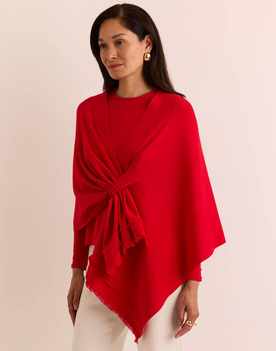 Mabel Tab Fringe Wrap