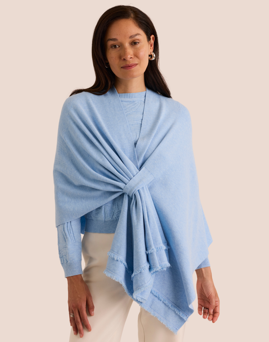 Mabel Tab Fringe Wrap