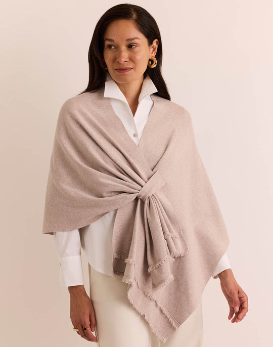 Mabel Tab Fringe Wrap