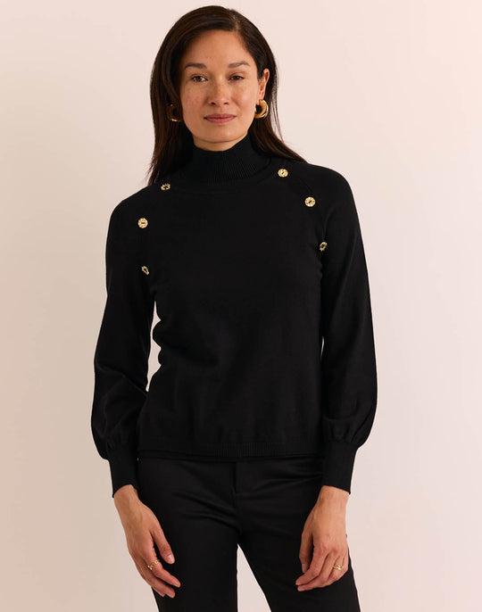 Kaye Long Sleeve Mock Neck Sweater